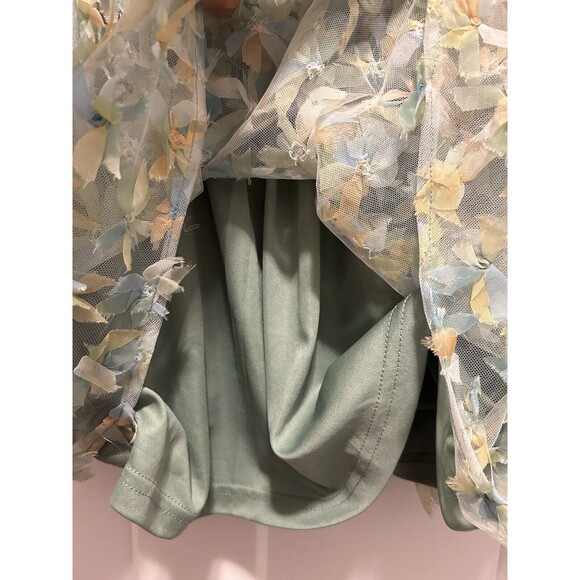 JODIFL Women’s Size Large Sheer Dramatic Puff Sleeve Babydoll Style Butterfly - Picture 3 of 5